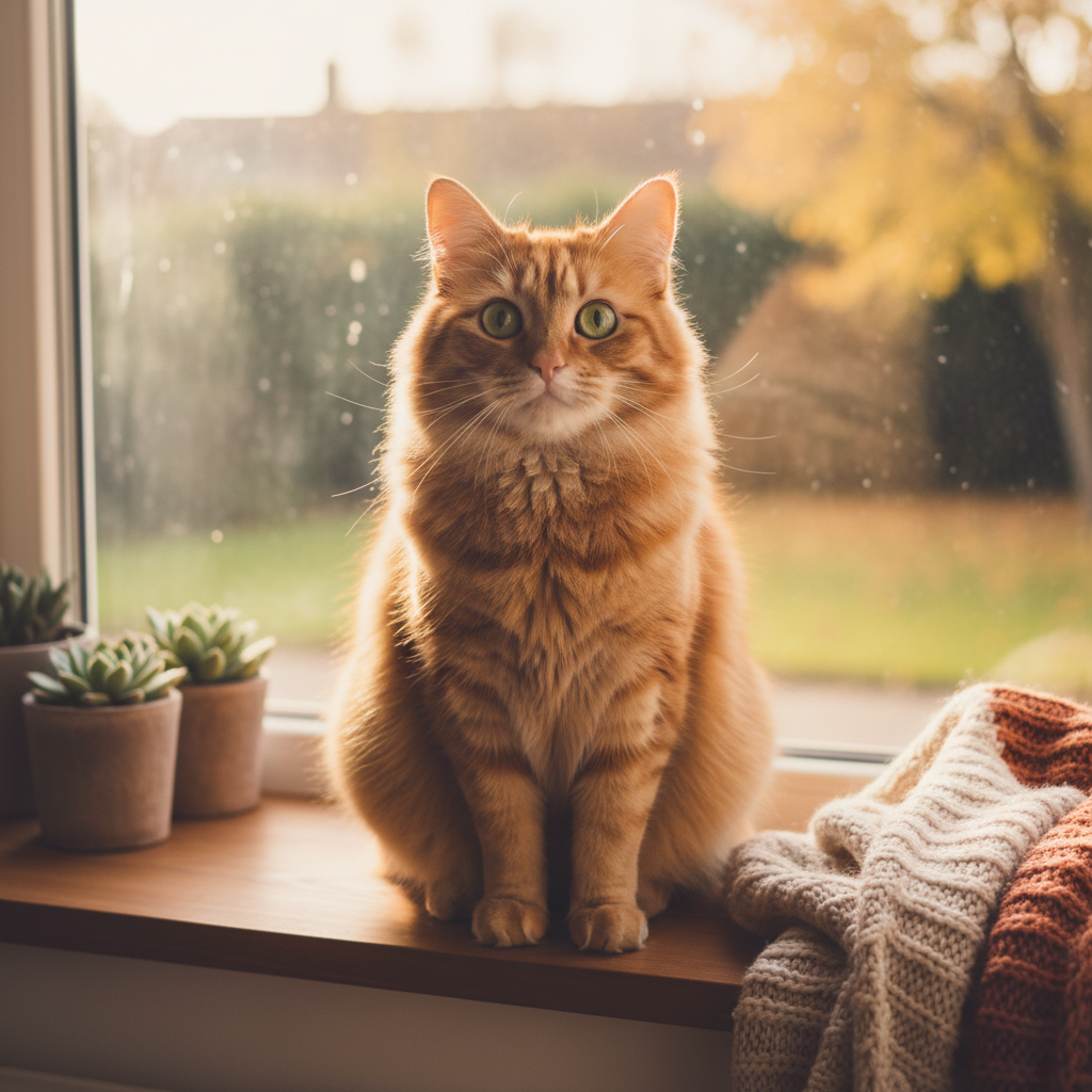 before — “Tabby cat — printed big on a glossy ceramic mug”