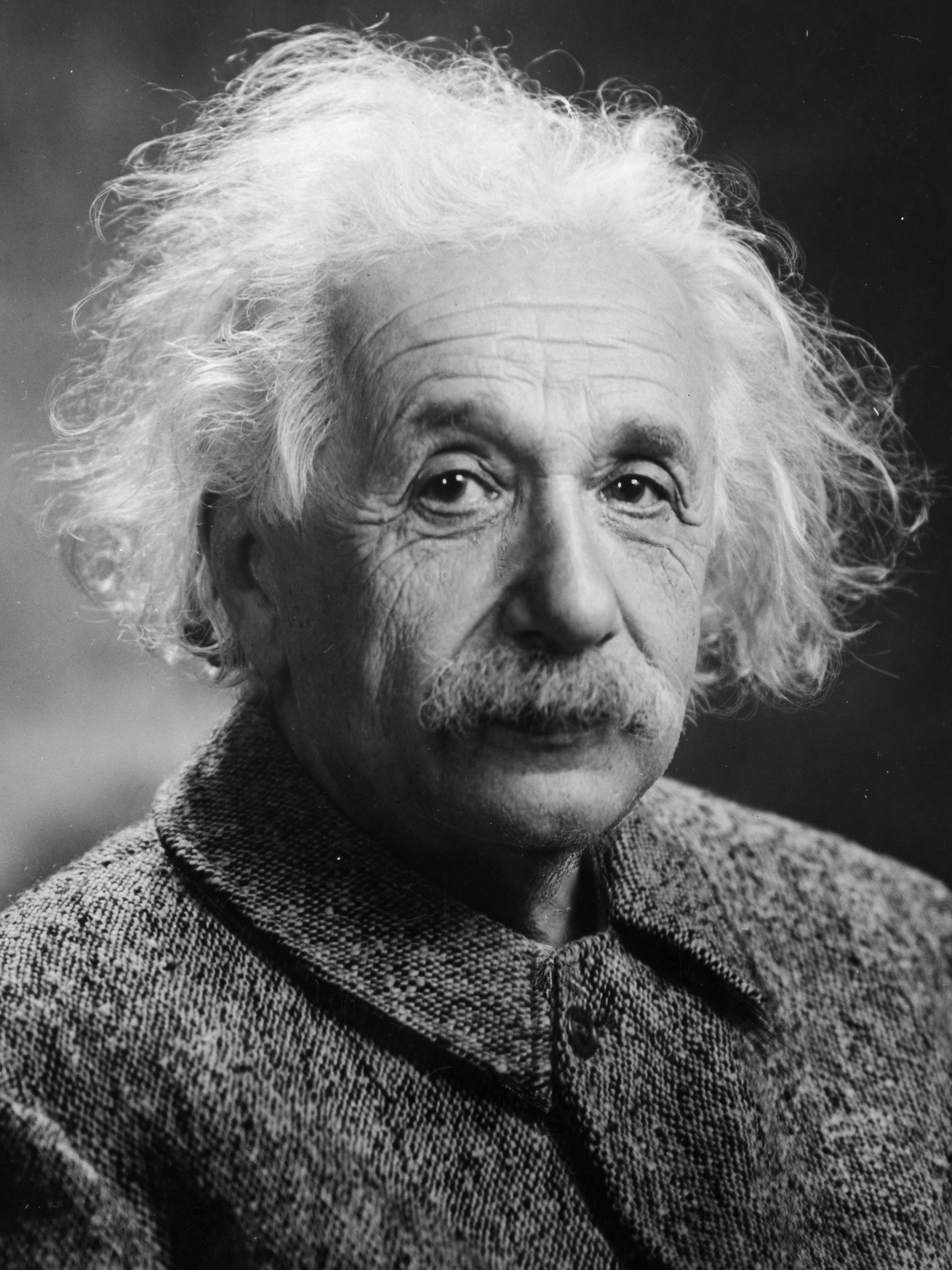 before — “Einstein in a party hat and silly bow tie”